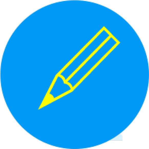 Icon Pencil (600x600), Png Download
