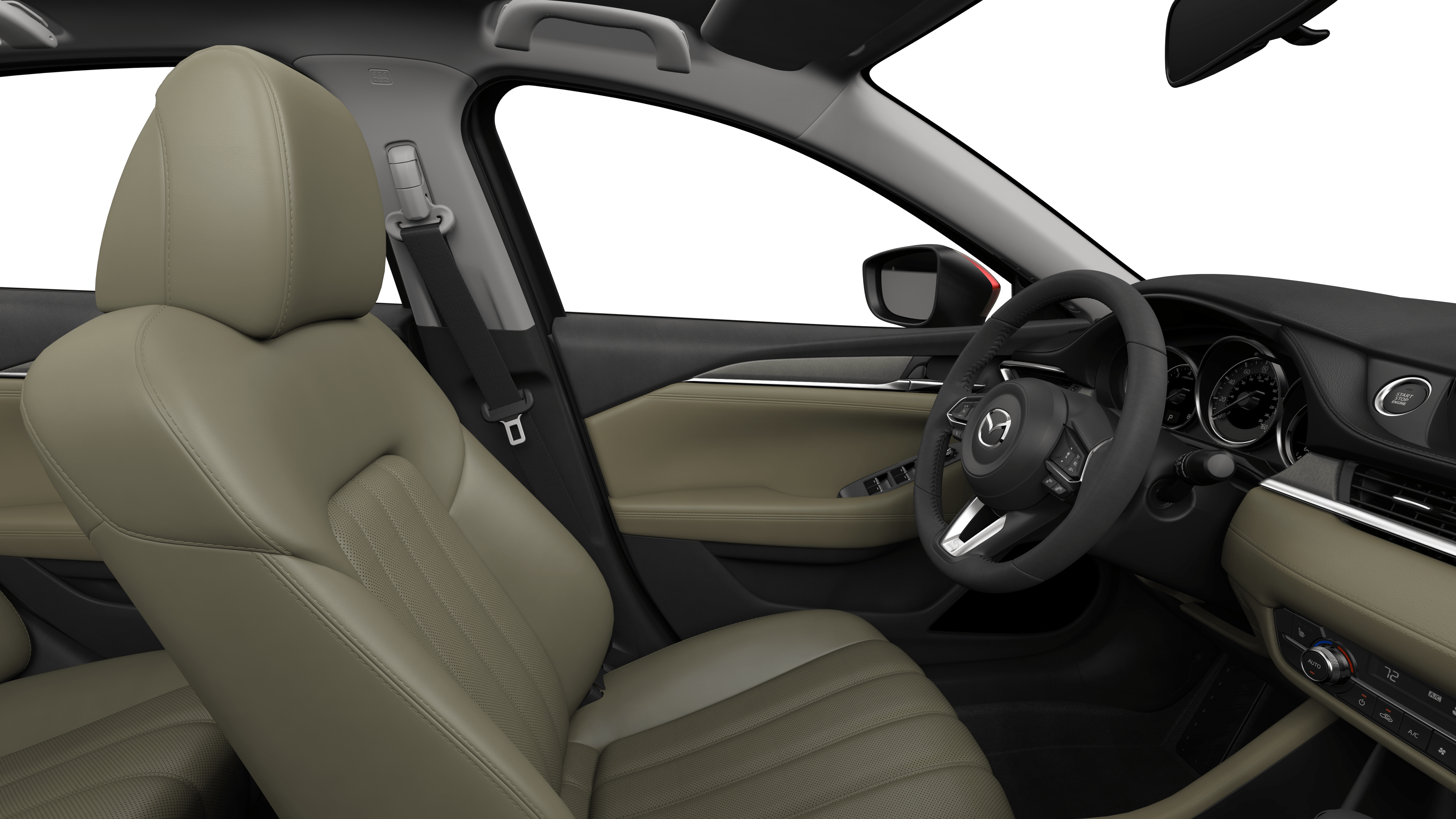 2018 Mazda6 Black Cloth (5000x2813), Png Download