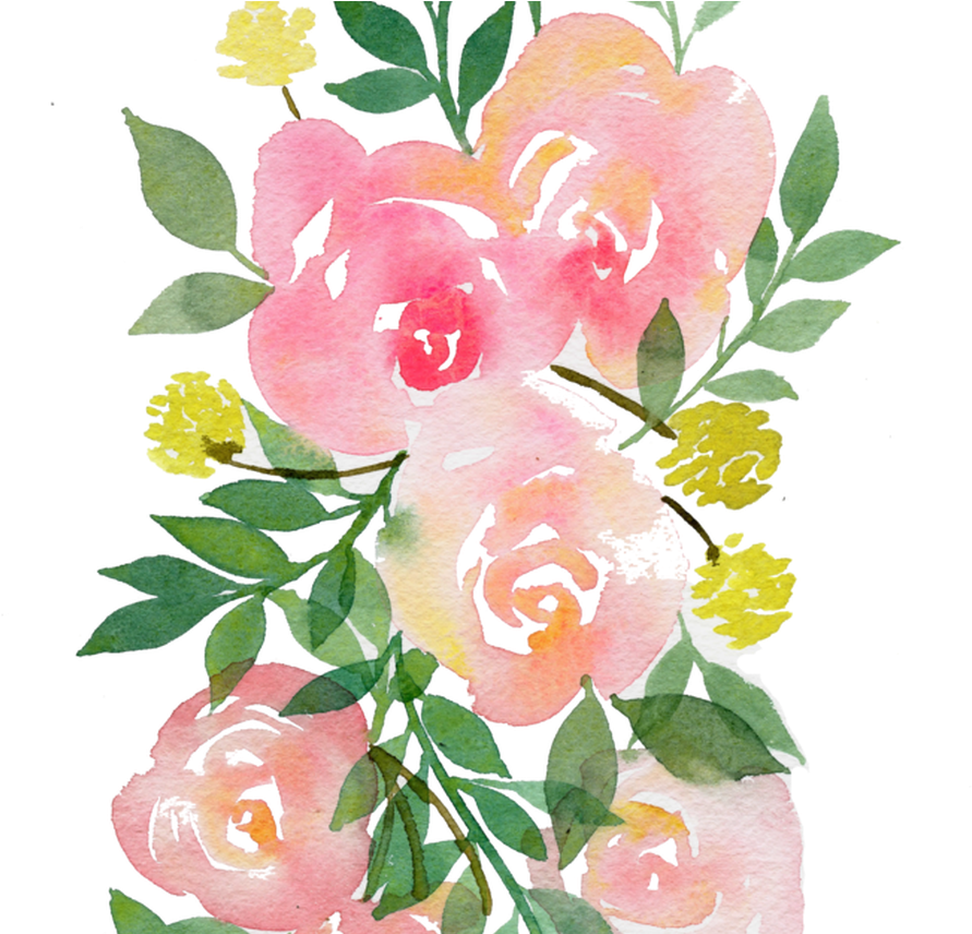 Free Download Watercolor Flowers Gardening Flower And (1368x855), Png Download