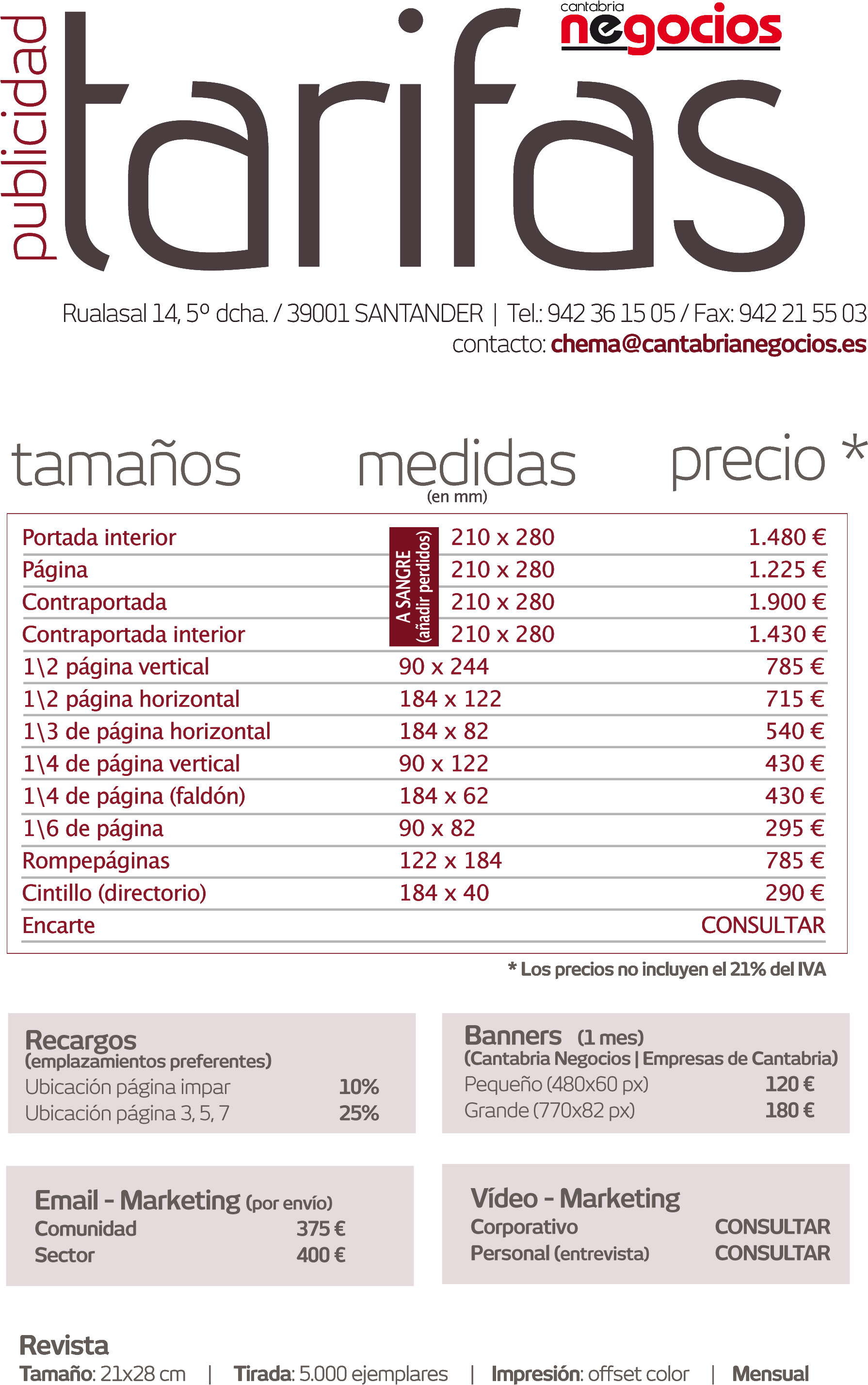 Tarifas De Publicidad (2008x3029), Png Download