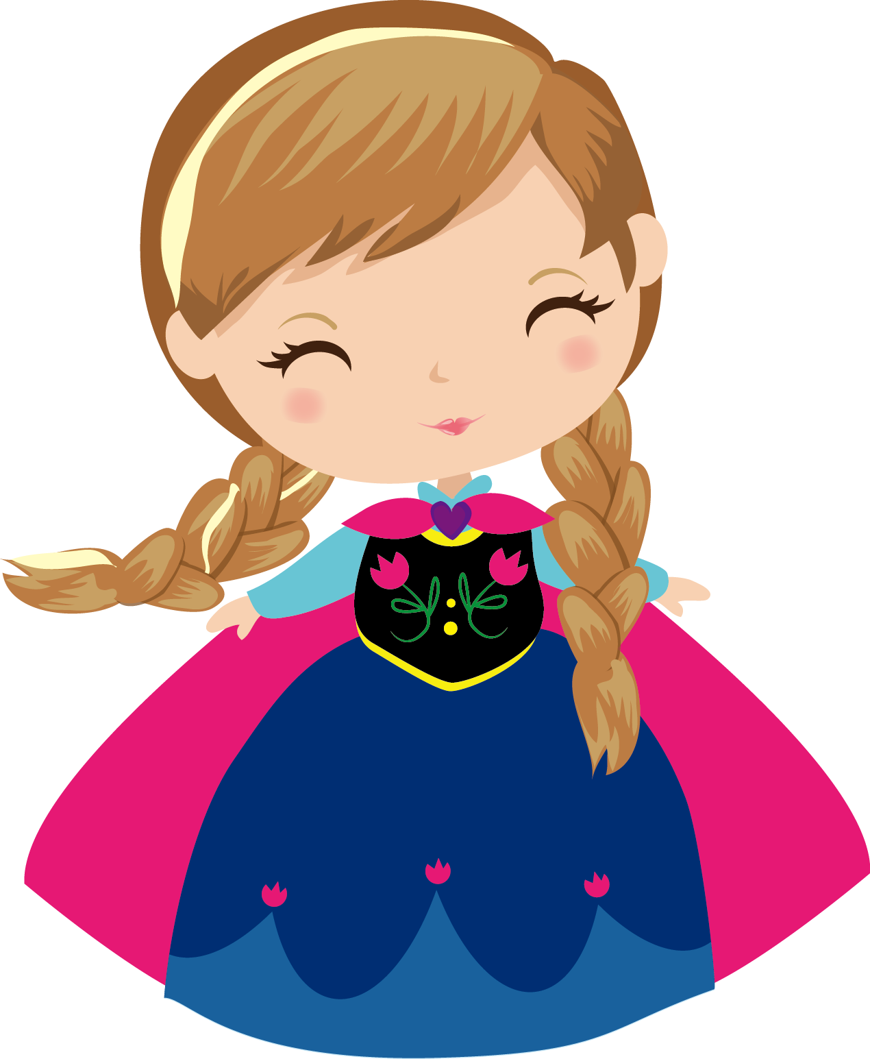 Ana Cliparts - Anna Frozen Baby Png (1270x1545), Png Download