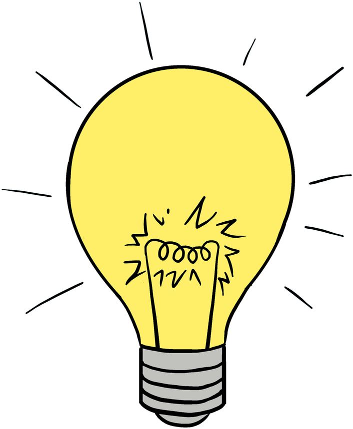 Easy Drawing Guides On Twitter - Bulb Easy Drawing (848x1200), Png Download