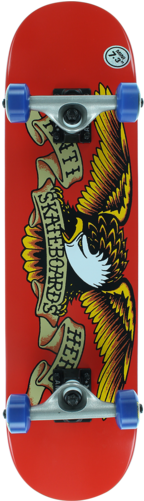 Anti Hero Classic Eagle Mini - Anti Hero Classic Eagle Skateboard Deck Grey - 8.25" (500x500), Png Download