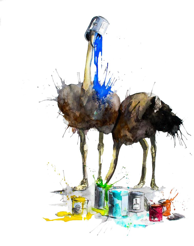 Watercolor Painting Artist Illustration - Philip Grein (880x960), Png Download