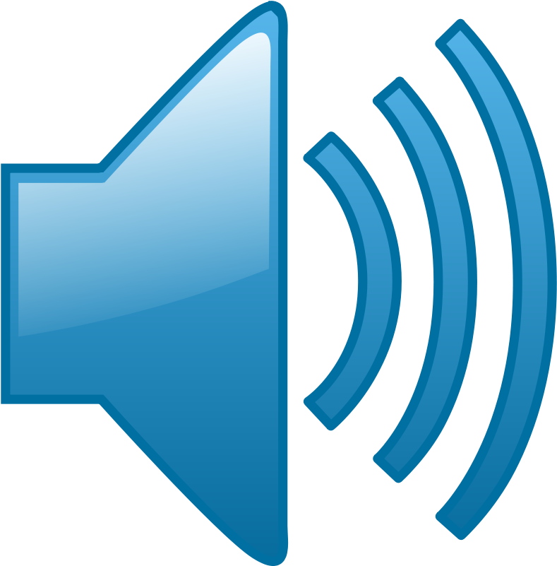 Blue Audio, Sound Waves Png - Volume Clipart (800x800), Png Download