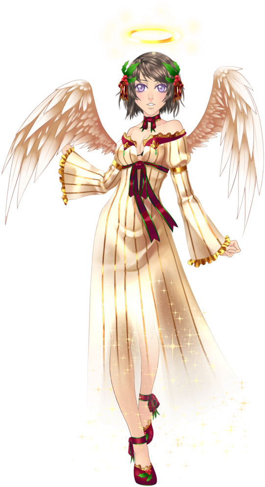Outfit Star Angel - Alas Star Angel Eldarya (541x993), Png Download