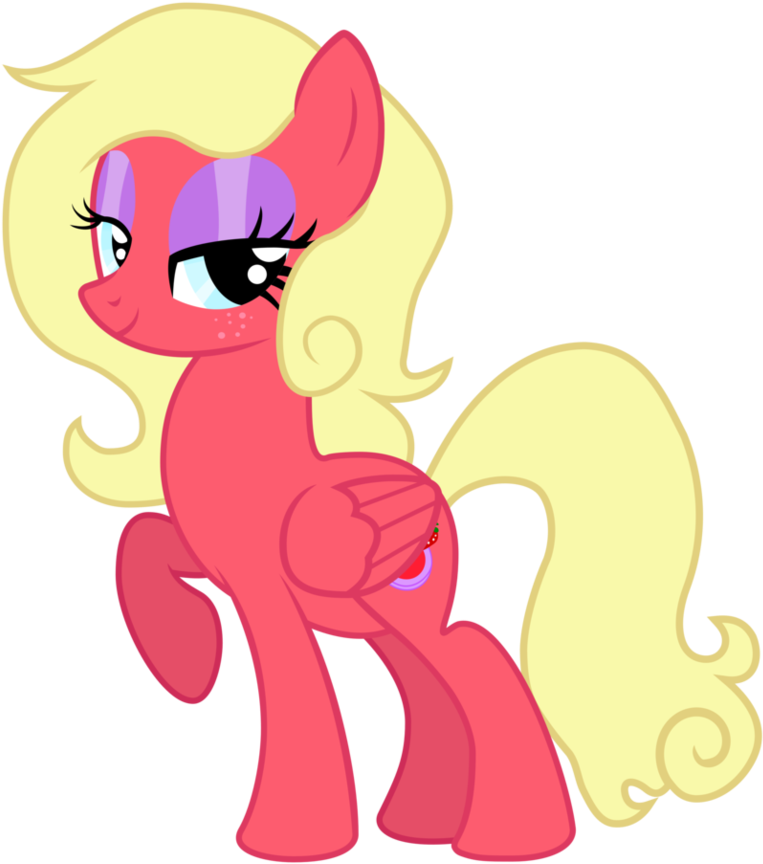 Strawberry Blush In My Little Pony - My Little Pony Png (861x927), Png Download