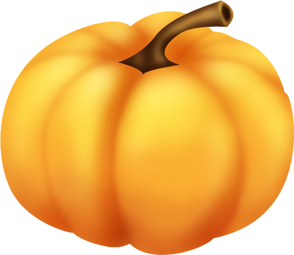 Pumpkin (600x522), Png Download