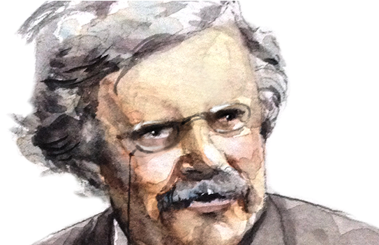 G K Chesterton - Pensamiento Chesterton (612x350), Png Download