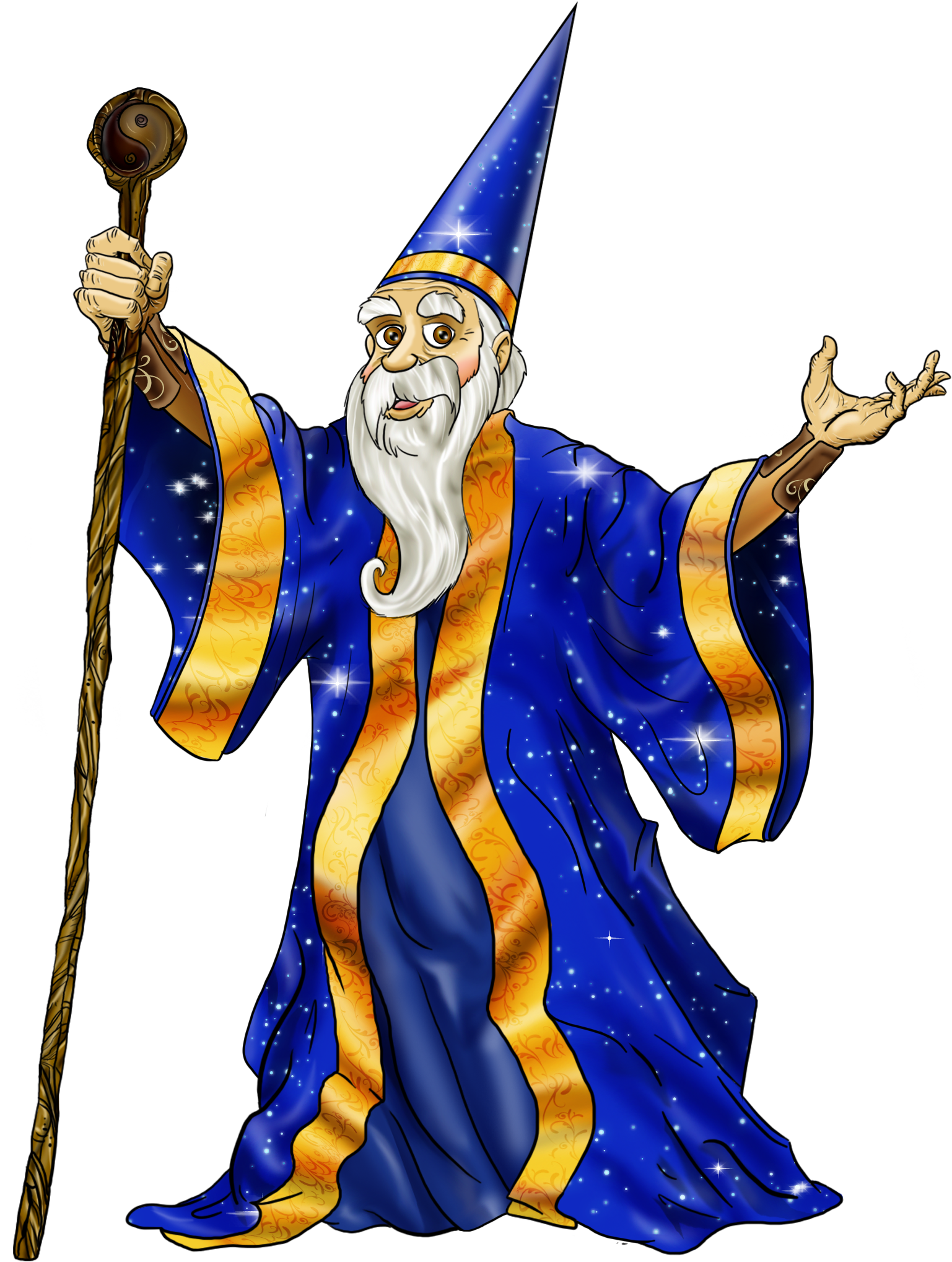 Wizard Png Hd - Wizard Png (1855x2177), Png Download