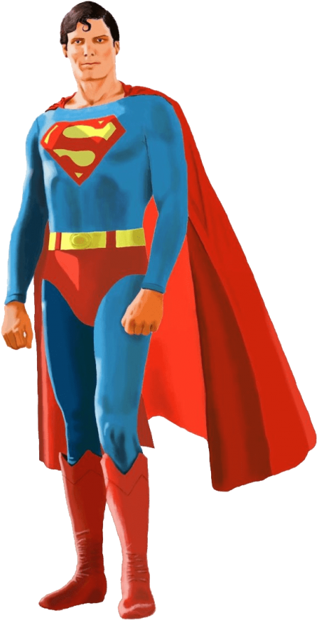 Free Png Superman Png Images Transparent - Christopher Reeve Superman Transparent (480x872), Png Download