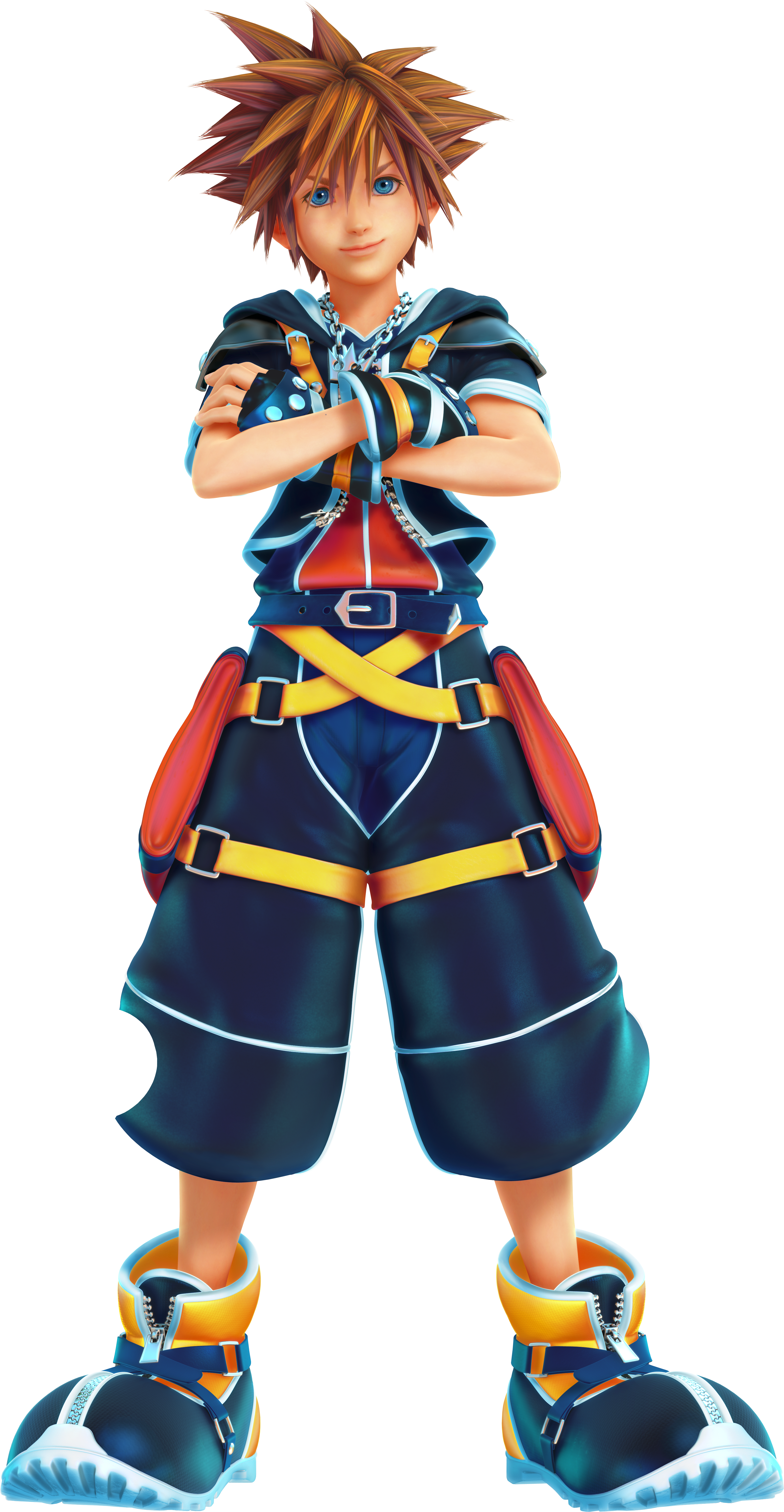 Renders - Sora Kingdom Hearts Iii (4464x6992), Png Download