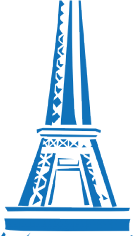 Eiffel Tower Clipart Blue - Pink Eiffel Tower Clip Art (640x480), Png Download