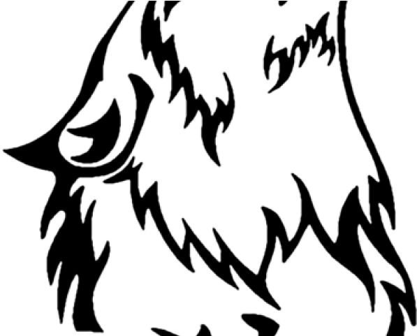 Wolf Tattoos Png Transparent Images - Easy Wolf Head Drawing (640x480), Png Download