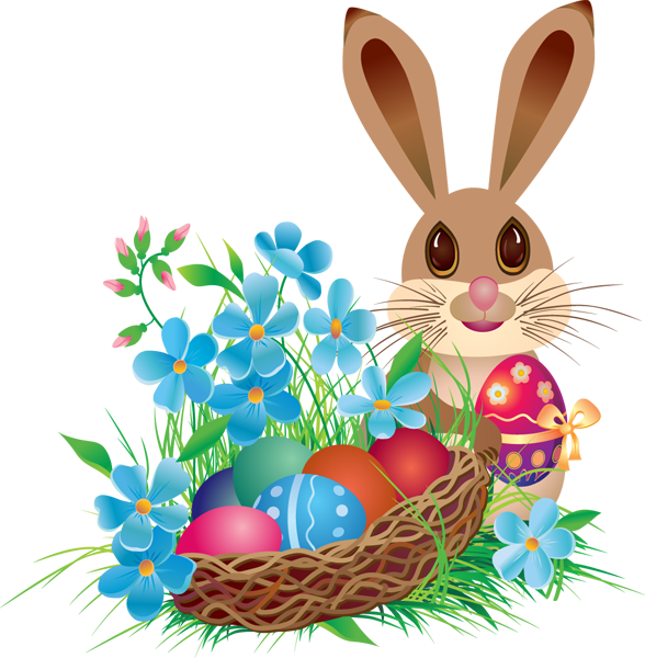 Easter Bunny Png Hd Easter Messages For Dad Full Size Png Download Seekpng