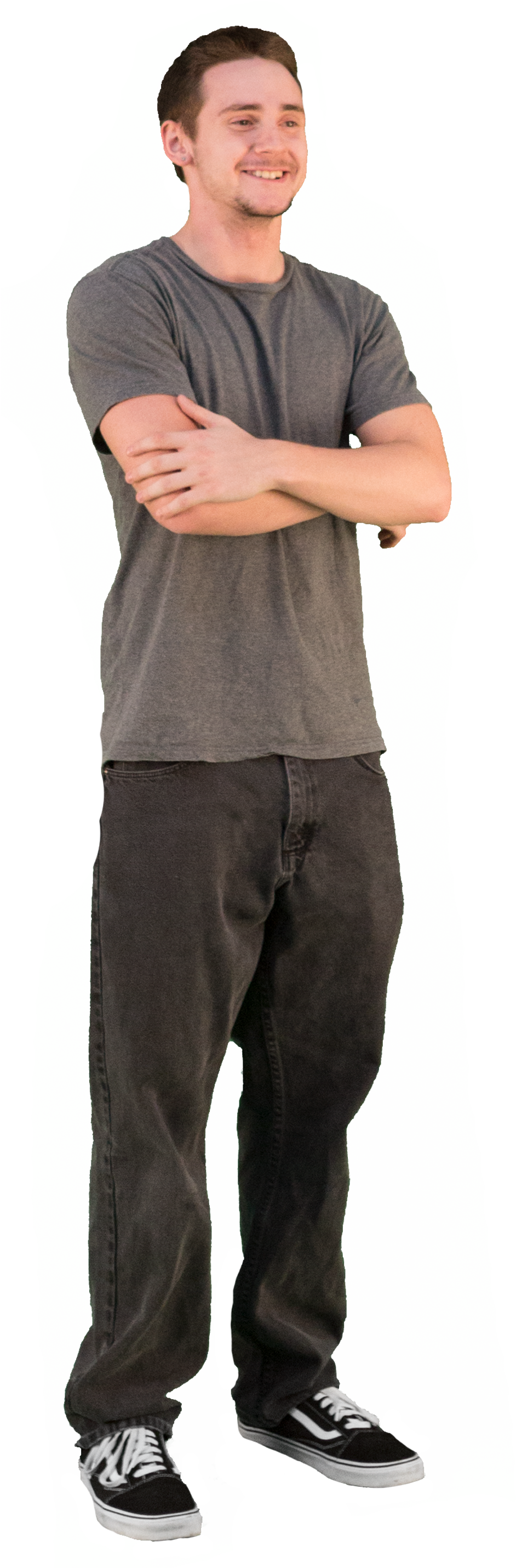 2d Cut Out People Casual V - People Transparent Png (1200x3000), Png Download