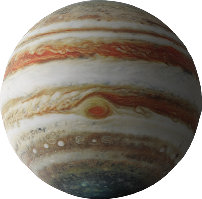 Jupiter - Sphere (410x404), Png Download