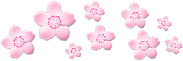 Pink Flower Crown Png Freetouse Cute Sakura Png Freeuse - Pink Flower Aesthetic Png (1024x740), Png Download