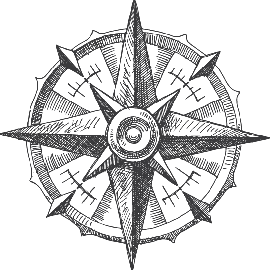 Picture Compass Rose Png - Compass Poster (549x548), Png Download