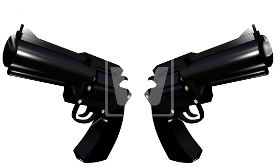 Smoking Guns Png - Don T Shoot The Mesenger (550x353), Png Download