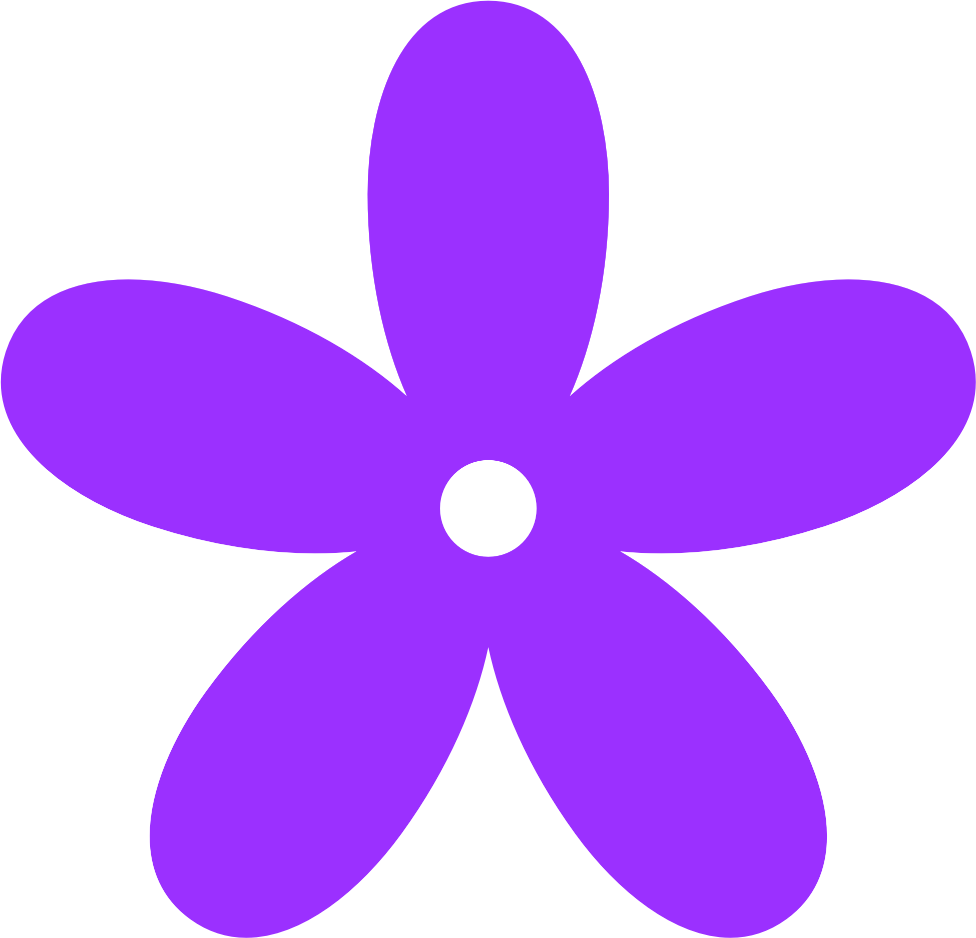 Lavender - Flower Clipart Purple (1871x1854), Png Download