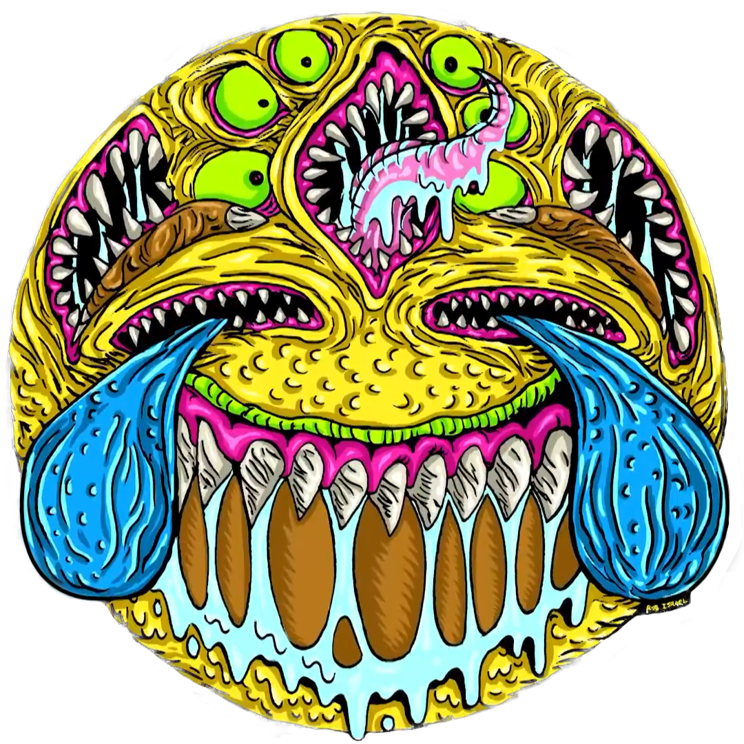 Rob Israel's Crying Laughing Emoji - Laugh Cry Emoji Meme (1080x1080), Png Download