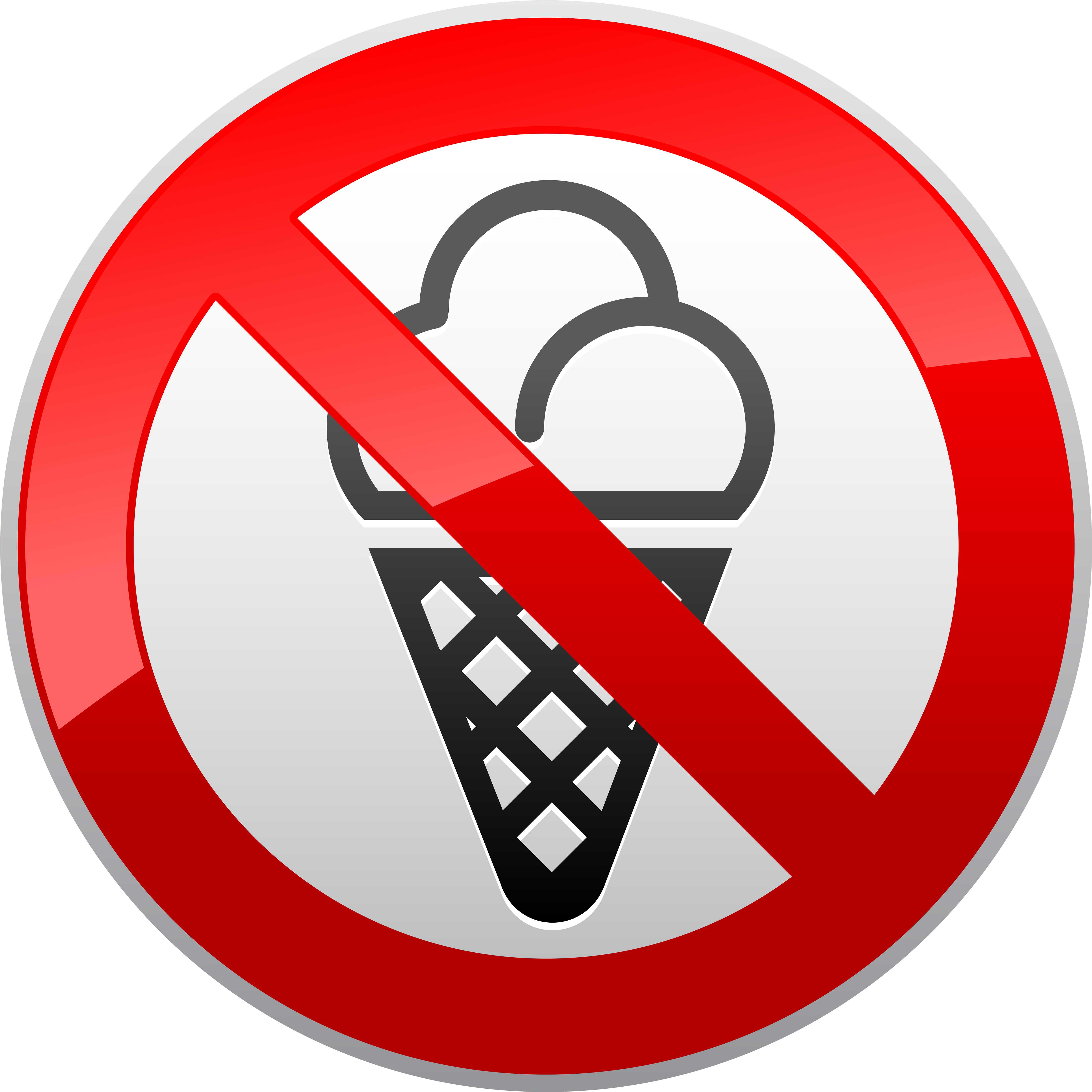 Picture Library Download No Ice Cream Prohibition - No Ice Cream Png (5000x5000), Png Download