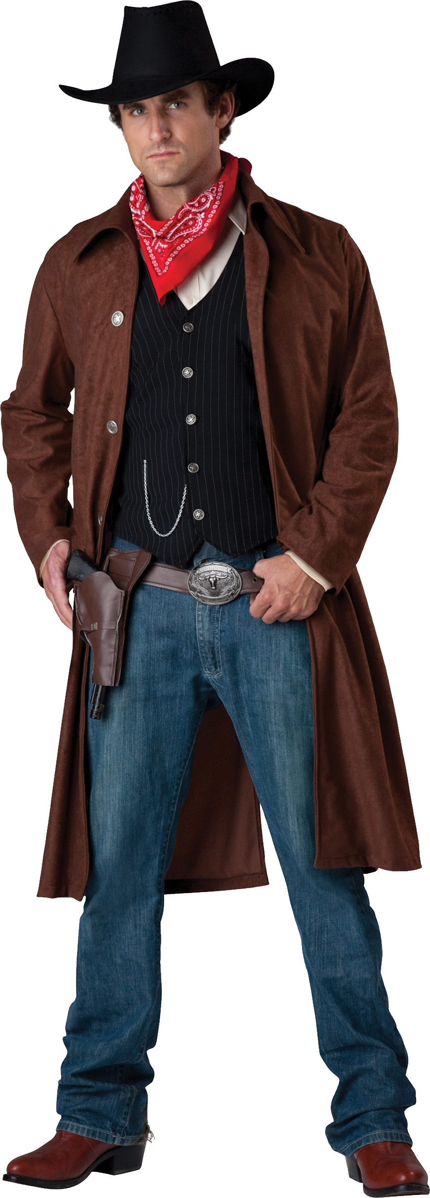 Cowboy Png - Cowboy Halloween Costume (870x2424), Png Download