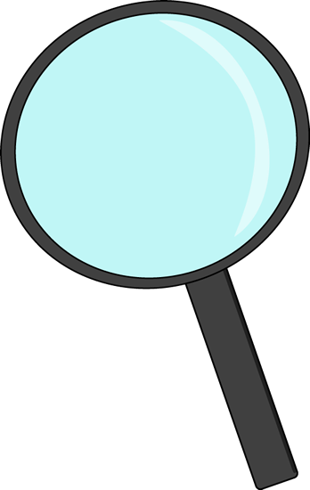 Png Black And White Vector Simple Metal Affordable - Cute Magnifying Glass Clipart (348x550), Png Download