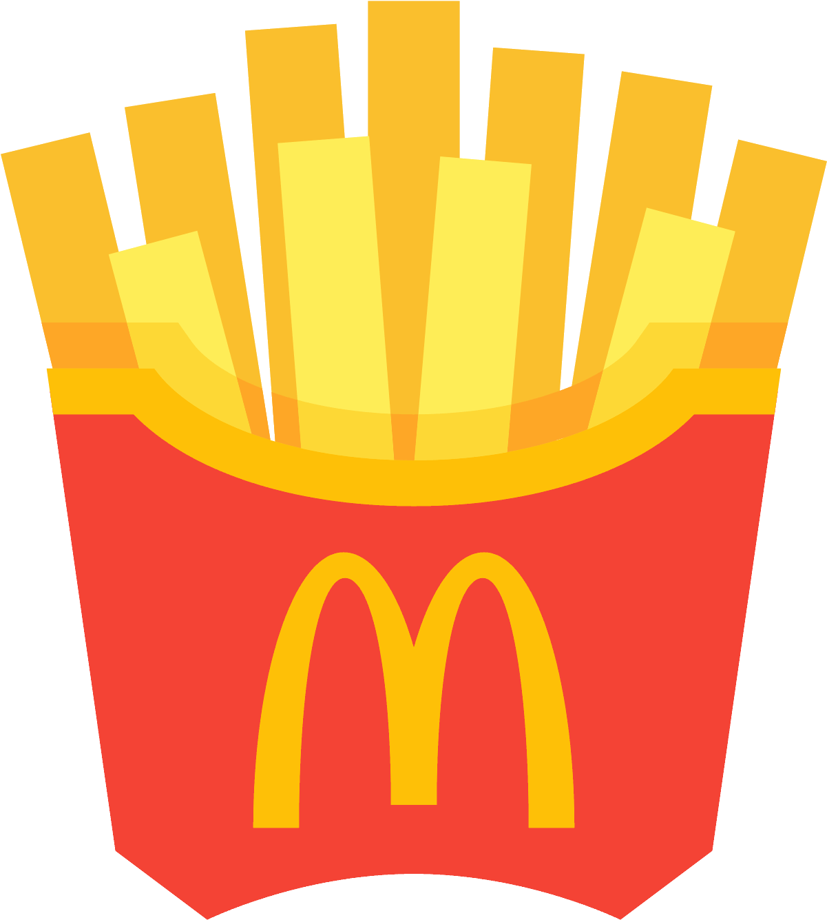 Unique Mcdonalds French Fries Drawing Svg Download - Papas A La Francesa Dibujo (1600x1600), Png Download