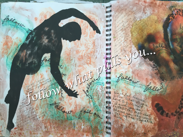 Follow With Image - Painting (600x450), Png Download