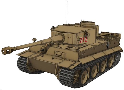 Tiger - Panzer Vi Tiger 131 (550x500), Png Download