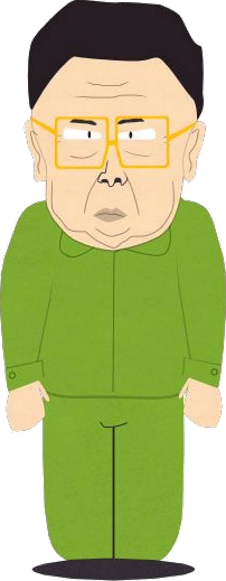Kim Jong Il - Kim Jong Il South Park (794x2039), Png Download