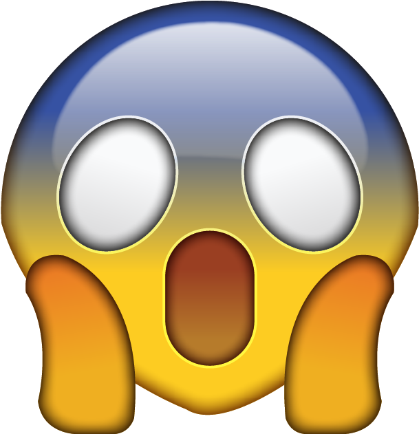 High Resolution Omg Face Emoji - Shocked Face Emoji (600x600), Png Download