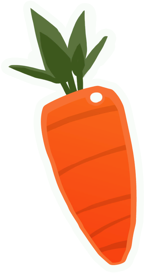 Carrot - Slime Rancher Food (1024x1024), Png Download