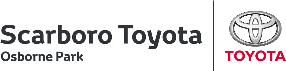 Scarboro Toyota Logo 2018 Cool Grey 11 - Toyota Sequoia Brown Leather Key Ring 115999220 (1024x272), Png Download