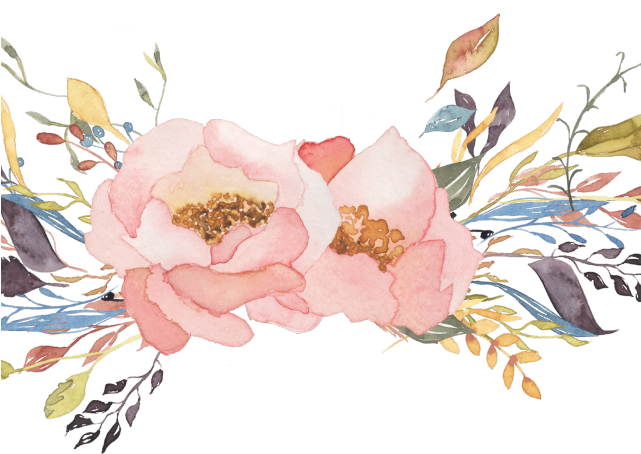 Share - Watercolor Flowers Transparent Background (640x480), Png Download