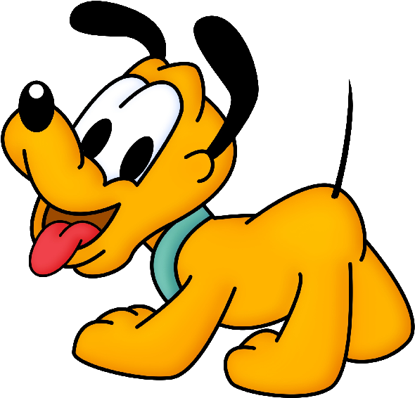 Space Mickey Clipart - Baby Pluto The Dog (600x600), Png Download