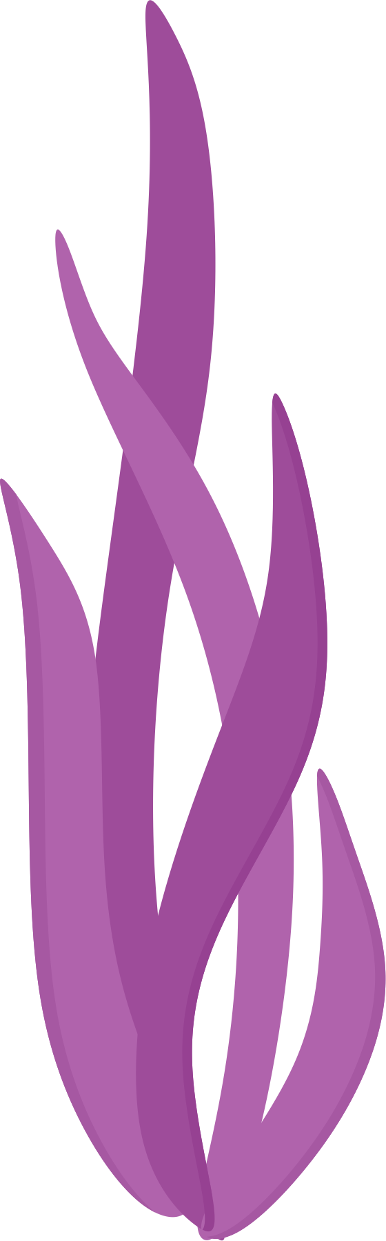 Png Transparent Download Pink Free On Dumielauxepices - Little Mermaid Seaweed (560x1801), Png Download