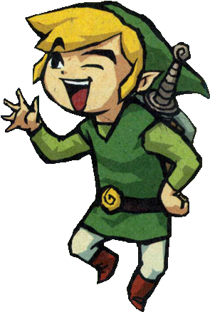 Png Zelda - Zelda Wind Waker Link (336x455), Png Download
