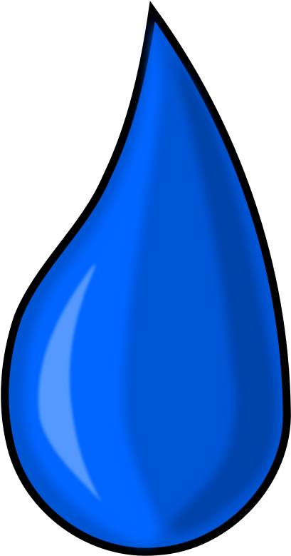 Raindrop Clipart Png - Clipart Raindrop (566x800), Png Download