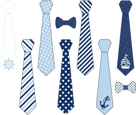 Tie Png Image - Blue Ties Png (626x495), Png Download