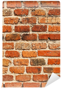 Old Brick Wall Background Wall Mural - Brick (400x400), Png Download