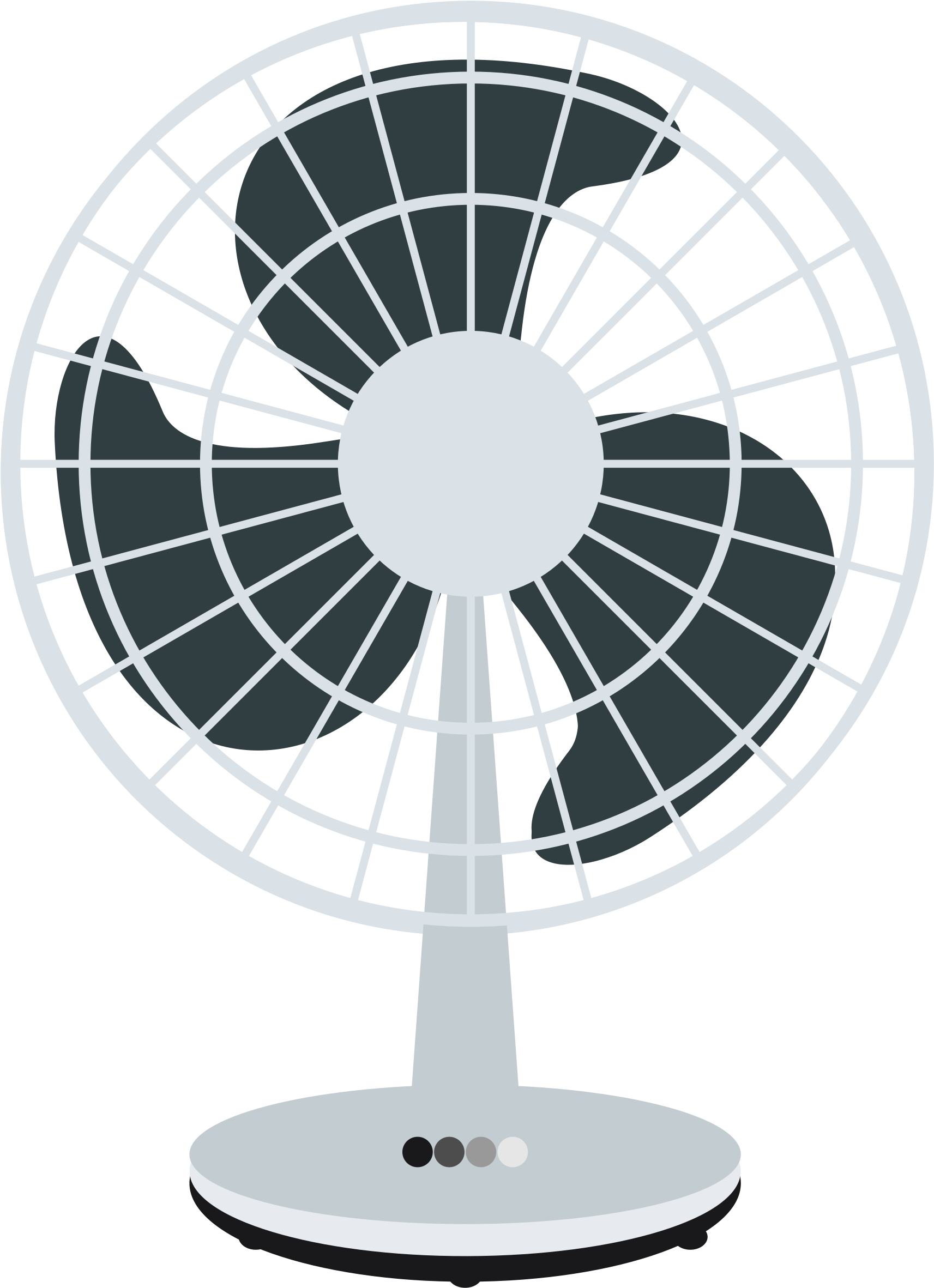 Fan Png - Clip Art Fan (1745x2400), Png Download