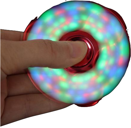 Free Led Light Fidget Spinner - Fidget Spinner (480x480), Png Download