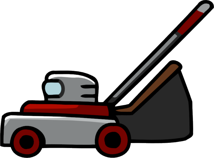 Vector Library Download Lawn Mower Clipart Grass Cutter - Lawn Mower Png (864x636), Png Download