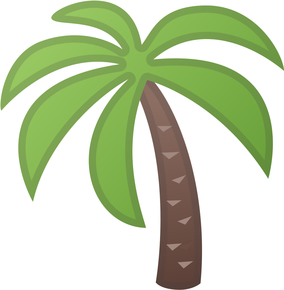 Palm Tree Icon - Palm Tree Icon Transparent (1024x1024), Png Download