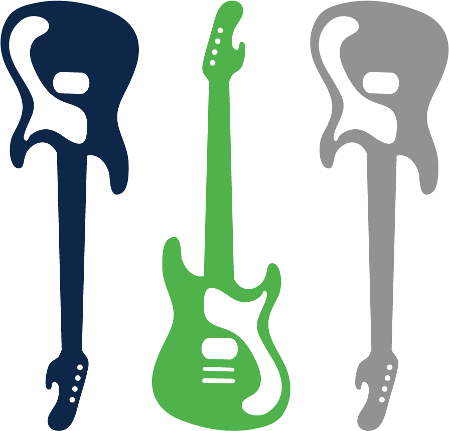 Portfolio Jennifer Franklin Guitars - Guitars Background Rock N Roll (1600x1090), Png Download