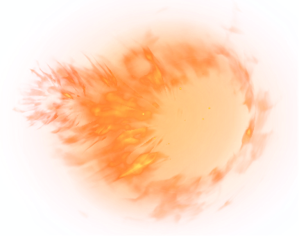 Tesv Shout Fire - Fire Breath Transparent (431x340), Png Download