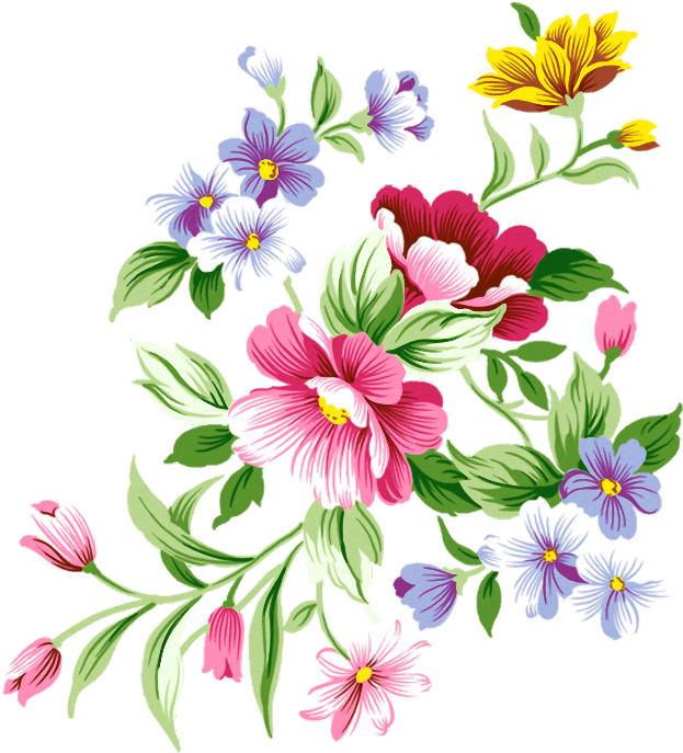 Flowers Decoration Png Clipart - Flower Png (545x600), Png Download